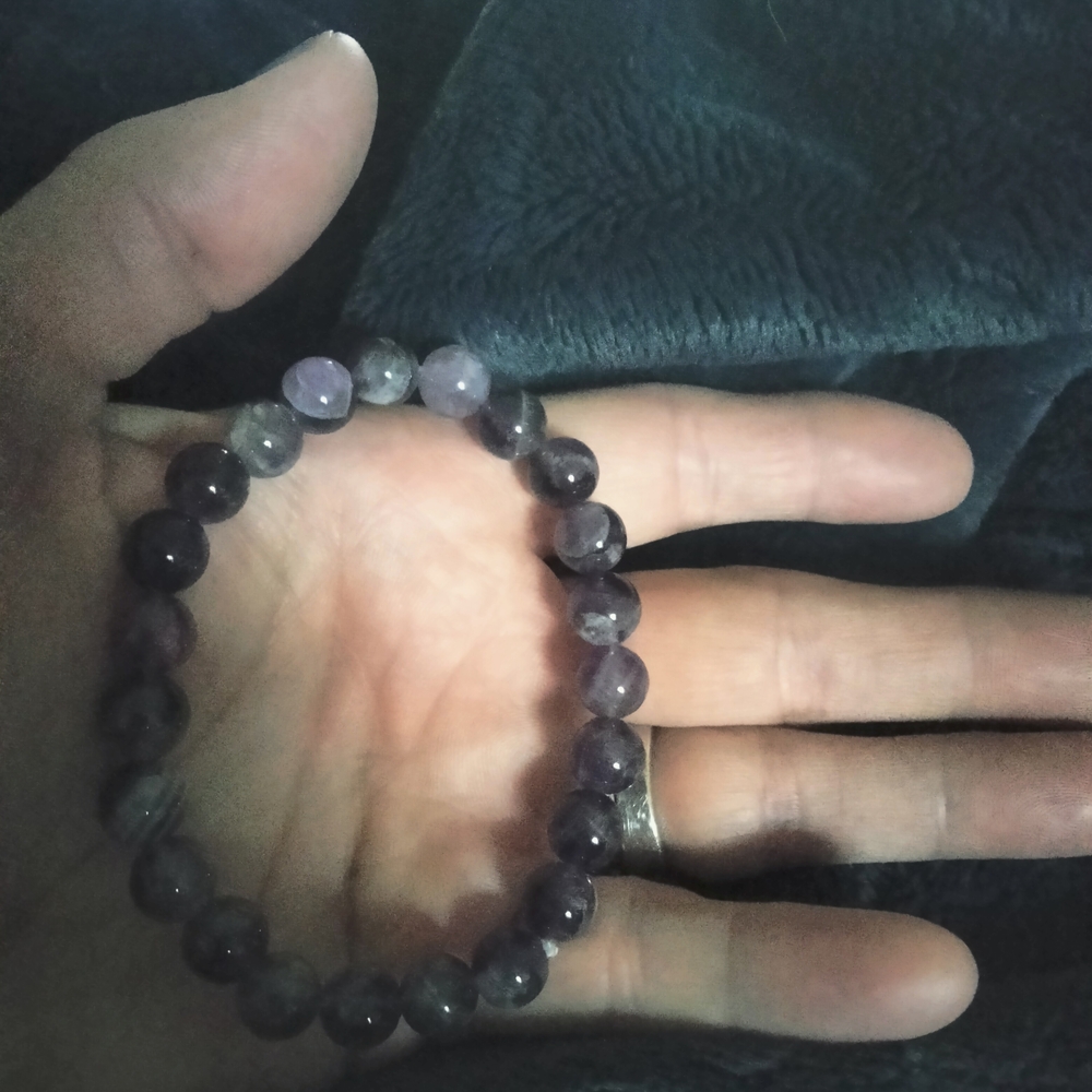 Purple Beaded Bracelet